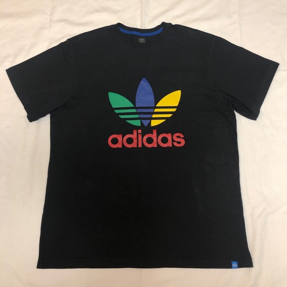 adidas multicolor t shirt